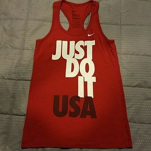 Nike slim fit racer back tank
